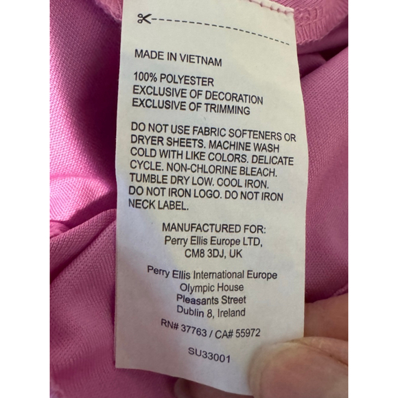 Women's Callaway Opti-Dri Pink & Navy Sleeveless Golf Dress L - Picture 6 of 9